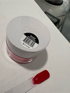 Kiara Sky Hot Damn! red dip nail powder